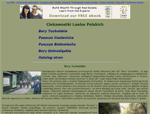 Tablet Screenshot of lasy.promotion.org.pl